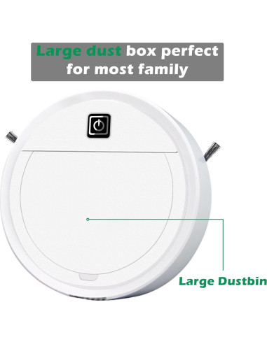 Aspiradora Robot GoEcobox 2 en 1 Blanca 1500Pa 90min