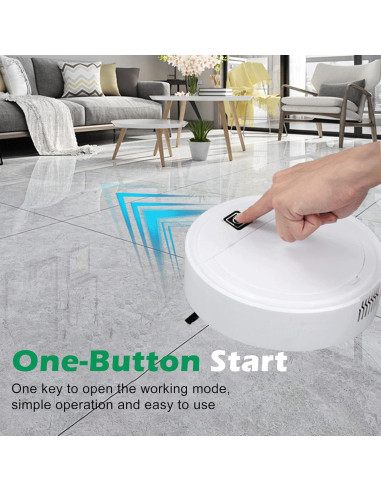 Aspiradora Robot GoEcobox 2 en 1 Blanca 1500Pa 90min