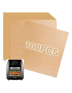 Forros desechables para freidora CHEFMAN 10 Qt - 100 PCS papel pergamino