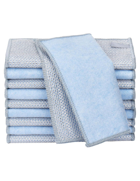 Trapo de Lavado de Platos de Alambre Nanaborn 10 Piezas Azul