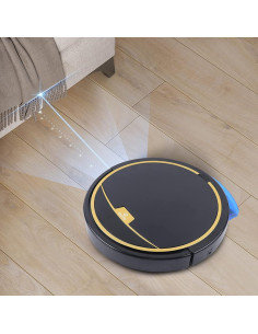 Aspiradora Robot Inteligente ZGEXING RS300 2800Pa 3 en 1 Negro 2