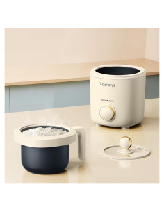 Olla Arrocera TopWit 1.2L Mini 2 Tazas Crudas Beige