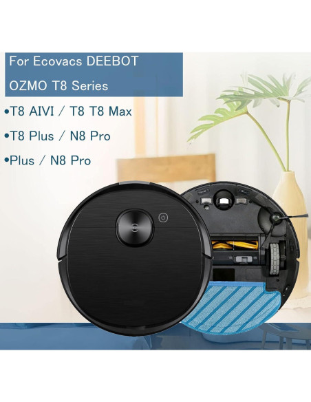 Paños de Mopa Lavables Chuancheng para Ecovacs Deebot T8 T9 N8