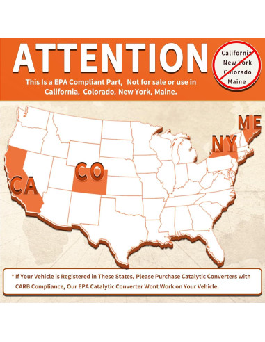 Convertidor Catalítico Frontal SAROTIN para Toyota Camry 2010-2011 2.5L ULEV