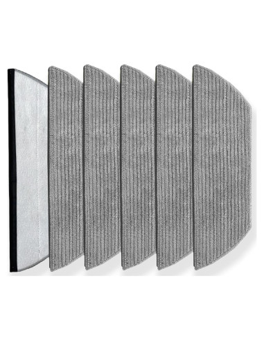 6 Almohadillas de Reemplazo Microfibra para Robot Shark AV2800
