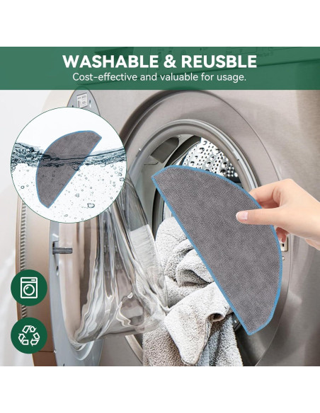 Almohadillas de Reemplazo LncBoc para iRobot Roomba Q0120 - 6 Piezas