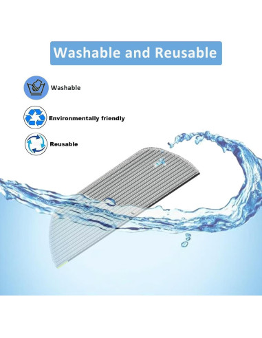 6 Almohadillas de Reemplazo Microfibra para Robot Shark AV2800