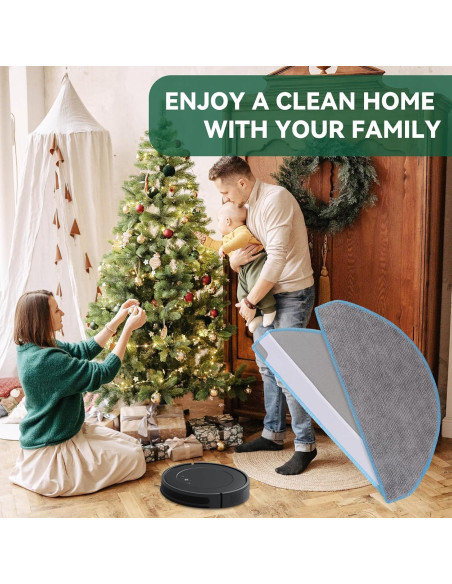 Almohadillas de Reemplazo LncBoc para iRobot Roomba Q0120 - 6 Piezas