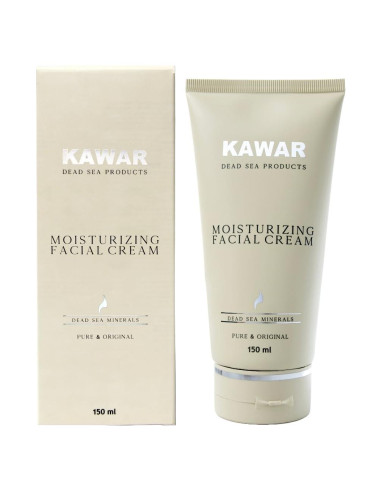 Crema Hidratante Facial KAWAR 151.4 ml - Mar Muerto, Ácido Hialurónico