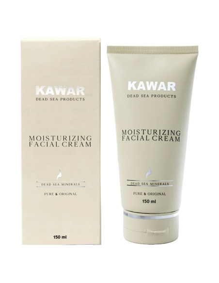 Crema Hidratante Facial KAWAR 151.4 ml - Mar Muerto, Ácido Hialurónico