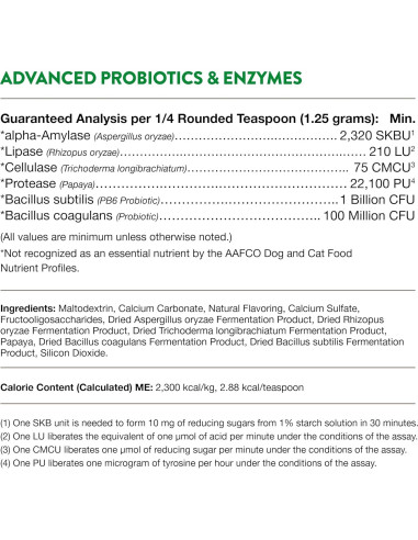 NaturVet Probioticos Avanzados 0.45 kg para Perros y Gatos