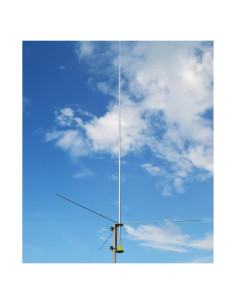 Antena CB UAYESOK 20 pies 3.5dBi 100W Aluminio 27MHz