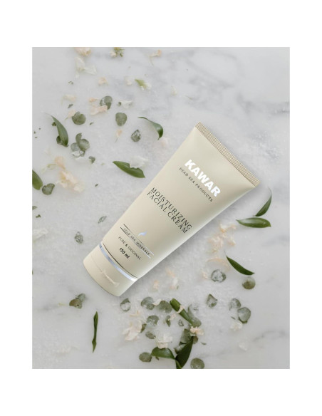 Crema Hidratante Facial KAWAR 151.4 ml - Mar Muerto, Ácido Hialurónico