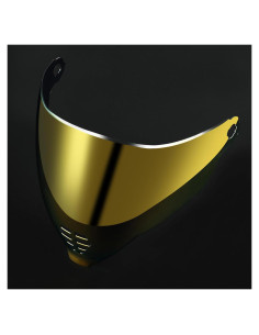 Escudo de Casco de Motocicleta FCKBLSL Airflite Bronce Dorado