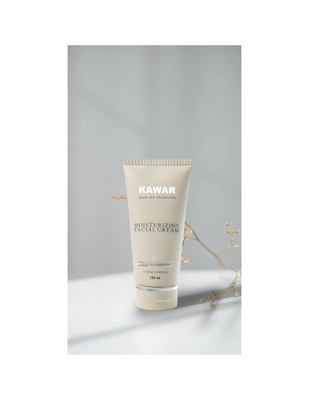 Crema Hidratante Facial KAWAR 151.4 ml - Mar Muerto, Ácido Hialurónico