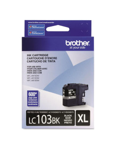 Cartucho de Tinta Negra Brother LC103BK - Alto Rendimiento 600 Páginas