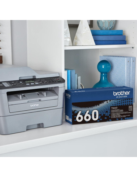 Cartucho de Tóner Brother TN660 Alta Capacidad Negro 2600 Páginas