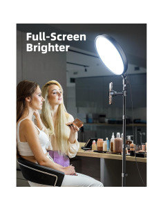 Luz de Anillo Profesional Weilisi con Trípode Ajustable 182.88 cm 2