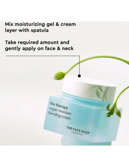 Crema Hidratante Vegana 2-en-1 THE FACE SHOP 60 ml Crema Hidratante Vegana 2-en-1 THE FACE SHOP 60 ml