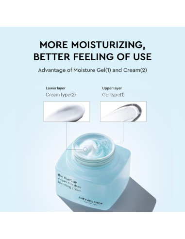 Crema Hidratante Vegana 2-en-1 THE FACE SHOP 60 ml