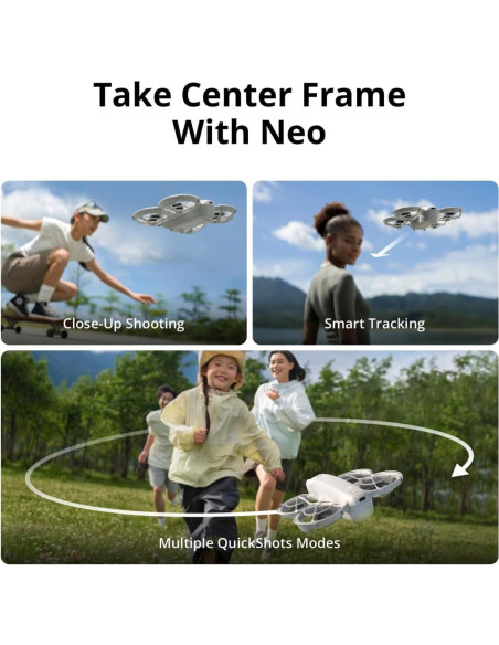 DJI Neo Mini Drone 4K UHD - Ligero 135g, Seguimiento Automático