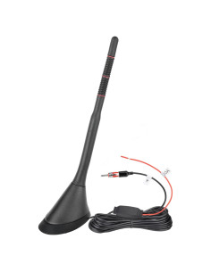 Antena de Radio de Coche Eightwood Amplificada 12V 5m