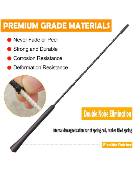 Antena de 40 cm para Mercedes-Benz Sprinter 2010-2024