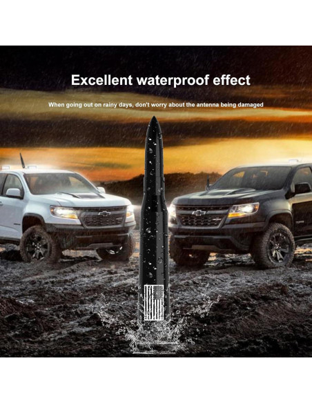 Antena de Camión Engirette 140 mm con Tapas de Válvula Neumático