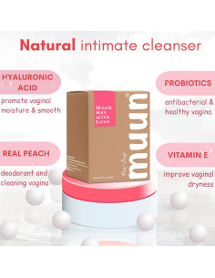 Jabón de Yoni Muun Fresa - Pack 3 Barras - Natural y Equilibrante pH 2