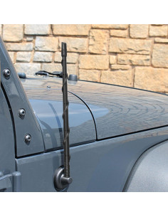 Antena corta KSaAuto 33 cm para Jeep Wrangler Gladiator 2007-2025 2