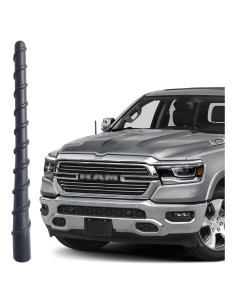Antena de goma espiral flexible 18 cm para Dodge Ram Durango