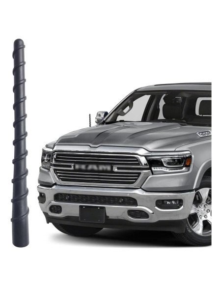 Antena de goma espiral flexible 18 cm para Dodge Ram Durango
