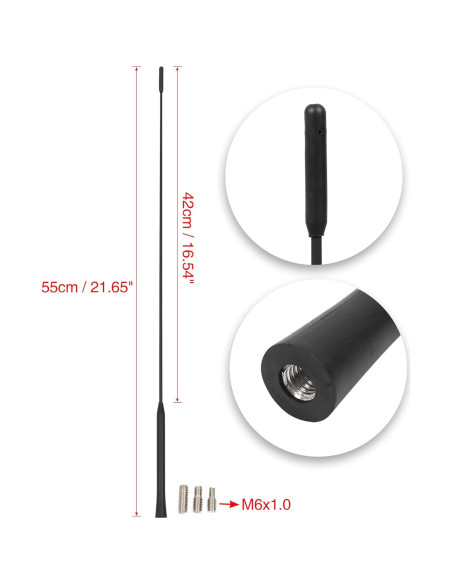 Antena de Coche X AUTOHAUX 54.61 cm para Ford Focus 2000-2007
