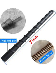 Antena de goma espiral flexible RooFox para Ford Explorer 1995-2010 2