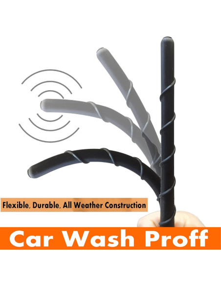 Antena corta flexible Toyota Prius 2001-2019 17.78 cm