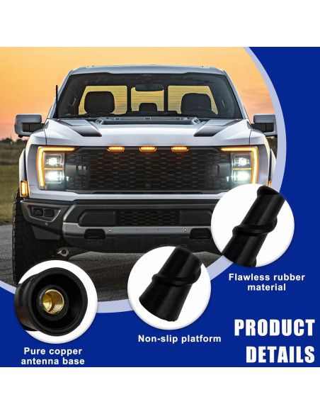 Antena Espiral para Auto Ohleats 17.78 cm Impermeable