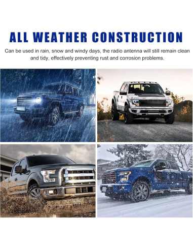 Antena Espiral para Auto Ohleats 17.78 cm Impermeable