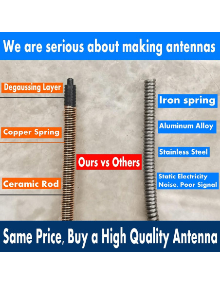 Antena de goma espiral flexible 17.78 cm para Nissan