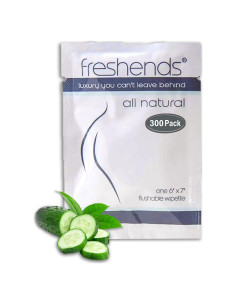 Toallitas Húmedas Desechables Freshends 300 Unidades Gris