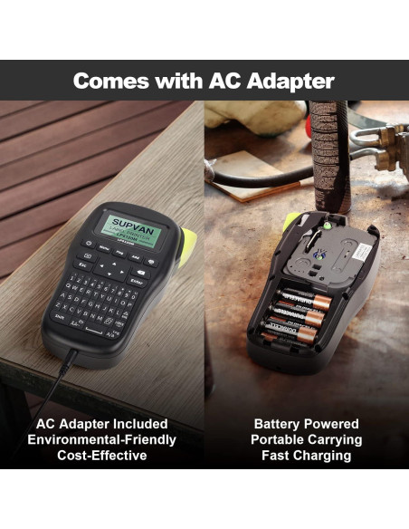 SUPVAN LP5120M Máquina de Etiquetas Térmica con 4 Cintas