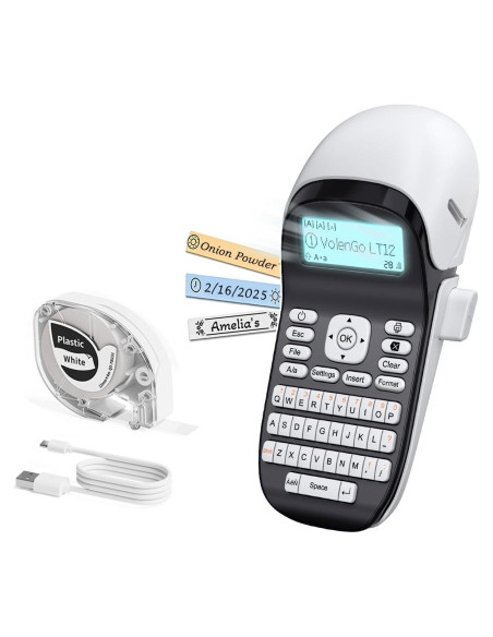Etiquetadora Portátil VolenGo LT12 Bluetooth 12mm Recargable
