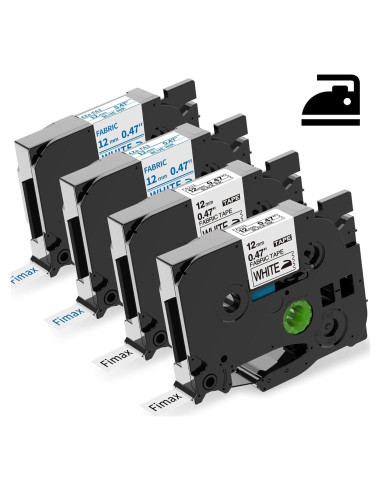 Cintas de Etiquetas de Ropa Fimax TZe-FA3 y TZe-FA231 12mm