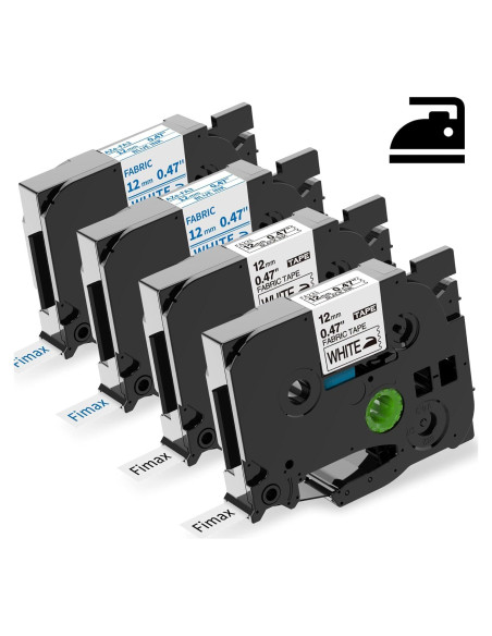 Cintas de Etiquetas de Ropa Fimax TZe-FA3 y TZe-FA231 12mm Cintas de Etiquetas de Ropa Fimax TZe-FA3 y TZe-FA231 12mm