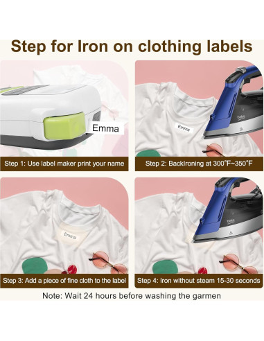 Cintas de Etiquetas de Ropa Fimax TZe-FA3 y TZe-FA231 12mm