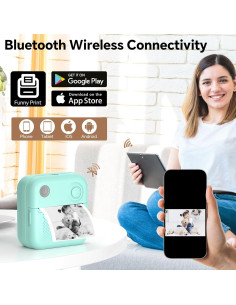 Impresora de Etiquetas Térmica Bluetooth Vawense D3 - 12-50mm 2