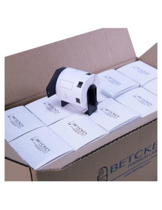 BETCKEY Etiquetas de Dirección y Código de Barras 62x29mm