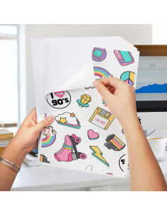 Papel de Calcomanías de Vinilo Imprimible QYH - 50 Hojas Mate 2