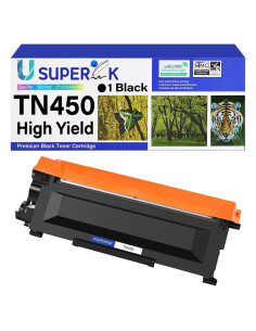 Cartucho de Tóner Negro SuperInk TN450 Compatible Brother