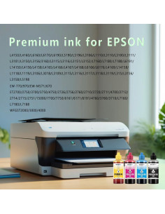 Botellas de Tinta de Recarga ChemU 502/522 para EcoTank 4x100ml 2