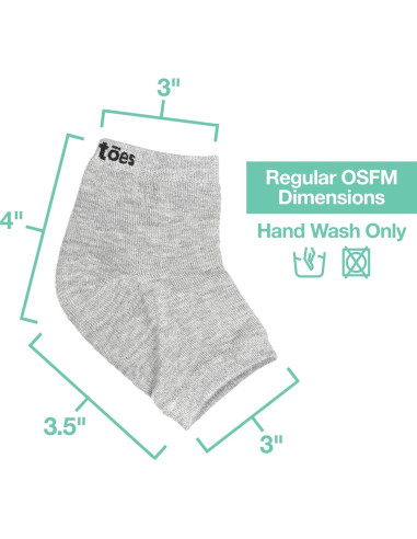 Calcetines Hidratantes ZenToes para Hombre - Algodón con Gel